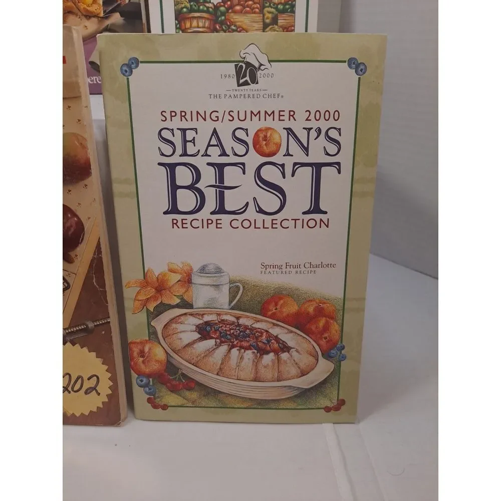 Lot of 10 The Pampered Chef‎ Season's Best Recipe Collection Cookbooks Booklets